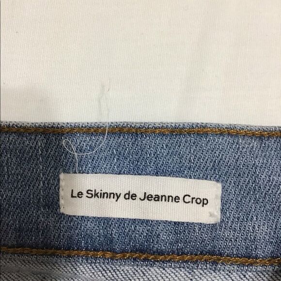 Frame Le Skinny de Jeanne Distressed Crop Jeans Good Condition Size 28 - Picture 10 of 10